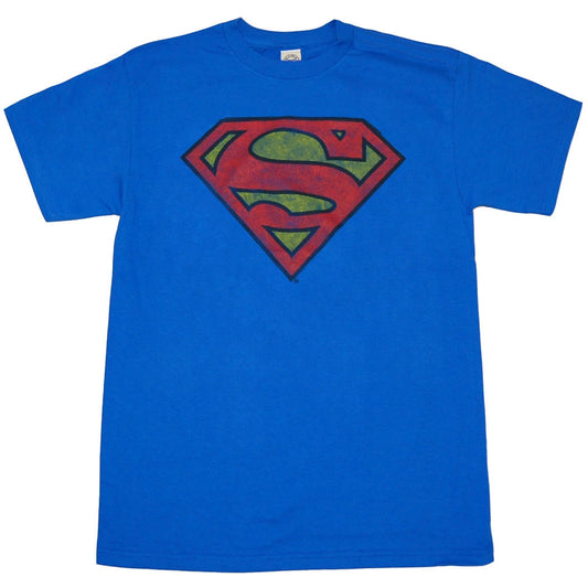 Superman Distressed Original Logo T-Shirt