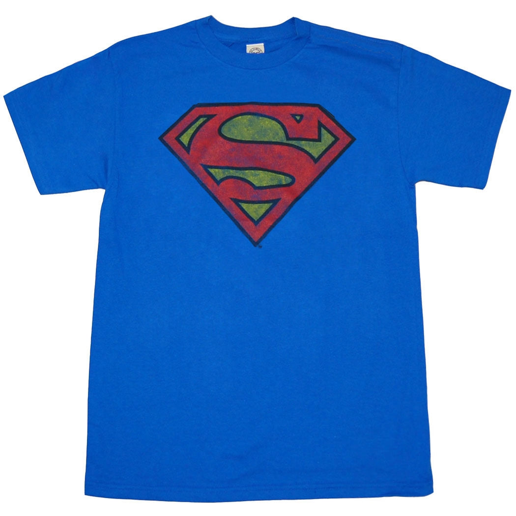 Superman Distressed Original Logo T-Shirt