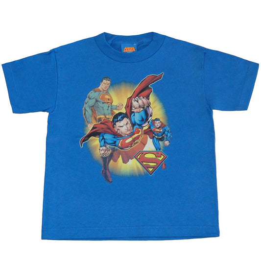 Superman Collage Juvy Kids T-Shirt