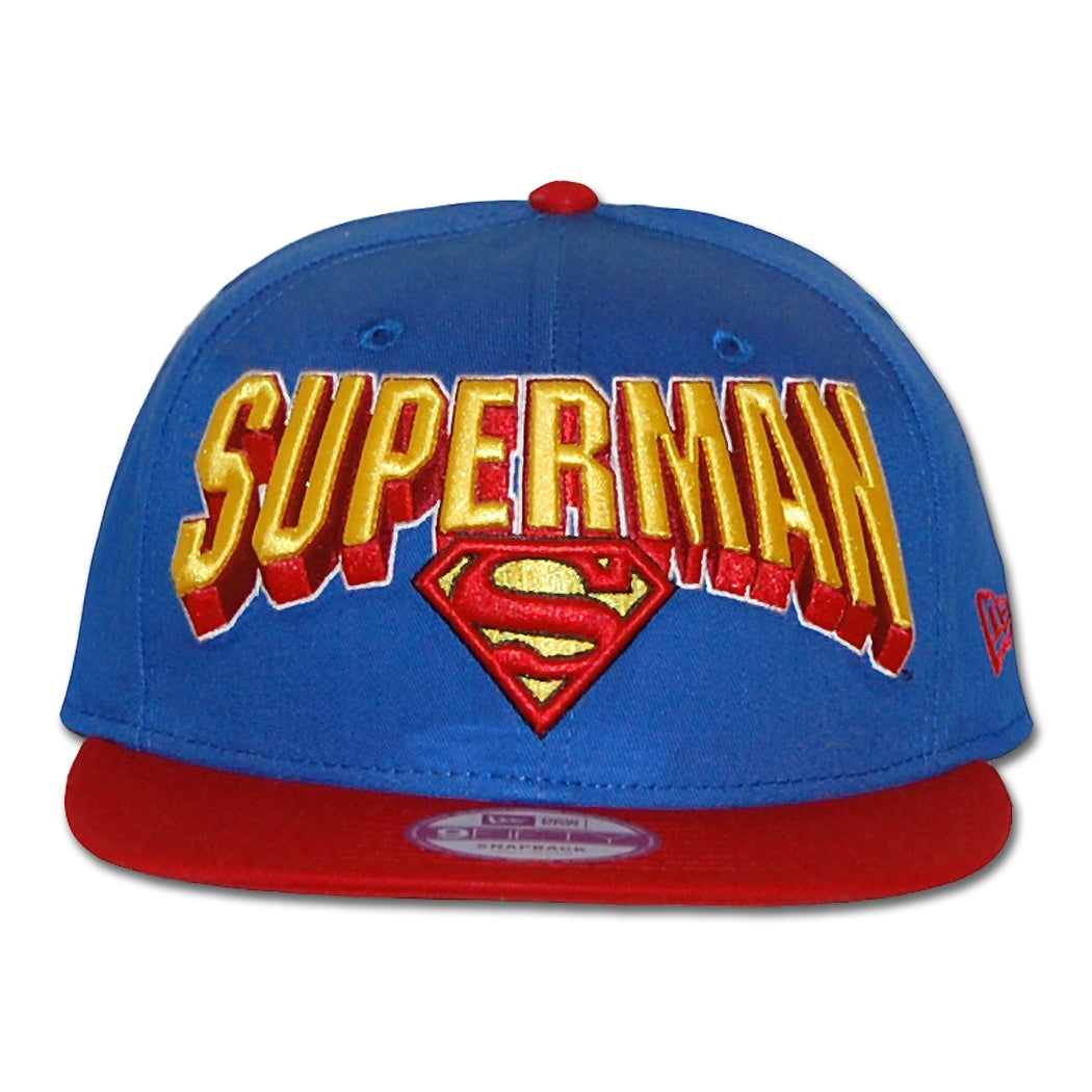 New Era Hero Block Superman Logo 9Fifty Snapback Hat
