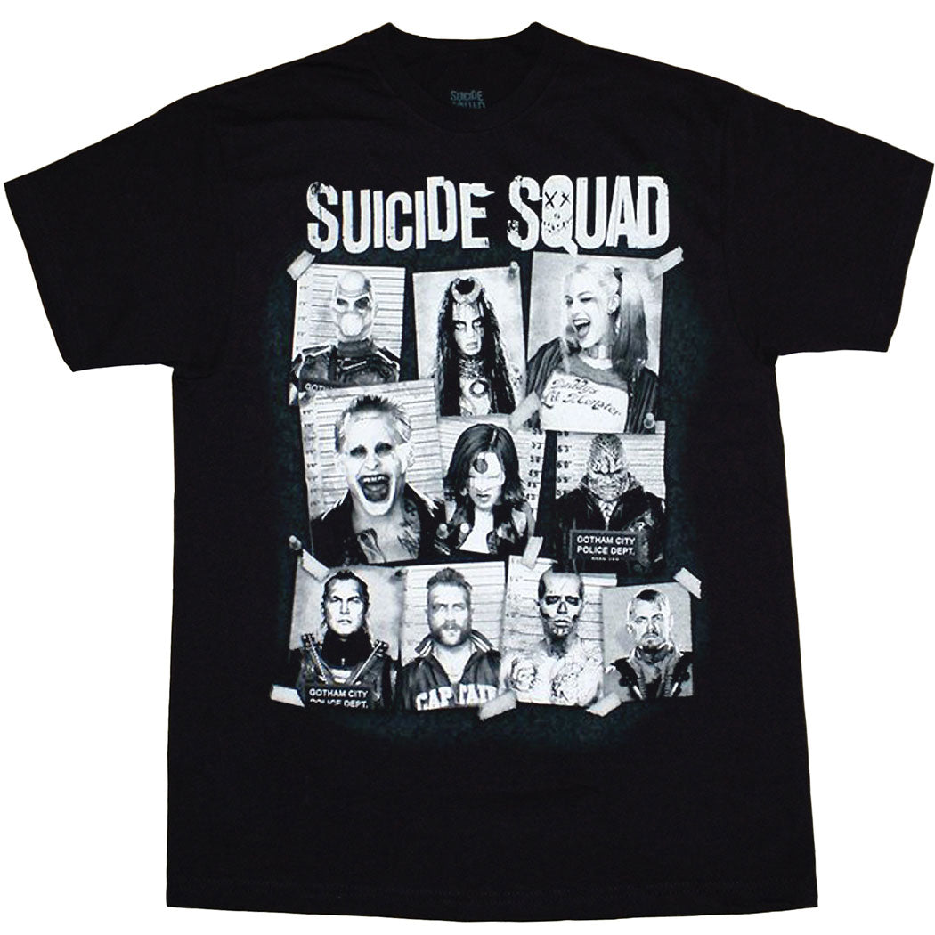 Suicide Squad Mug Shots T-Shirt