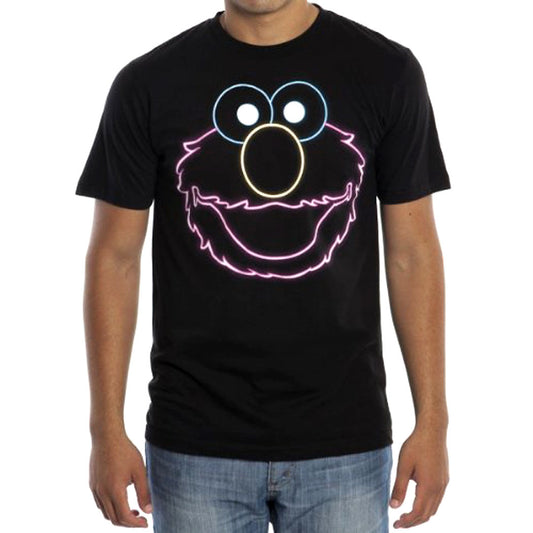 Sesame Street Neon Elmo Face T-Shirt