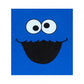 Sesame Street Cookie Monster Face Youth Kids T-Shirt