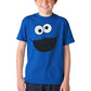 Sesame Street Cookie Monster Face Youth Kids T-Shirt