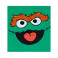 Sesame Street Oscar The Grouch Face Youth Kids T-Shirt