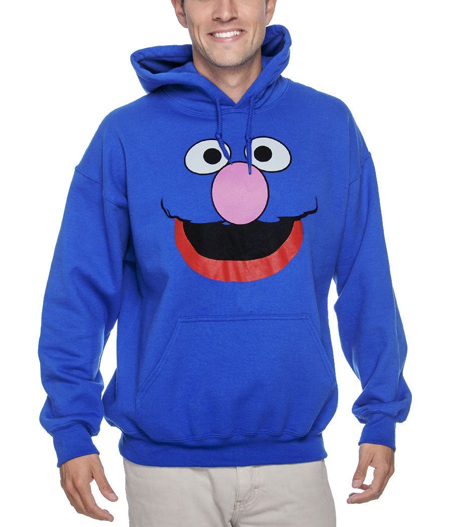 Sesame Street Grover Face Hoodie – AnimationShops