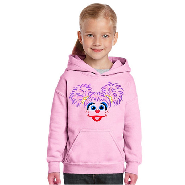 Animation Shops Abby Cadabby Face Youth T-Shirt - Pink, Standard Fit (Size X-Large)