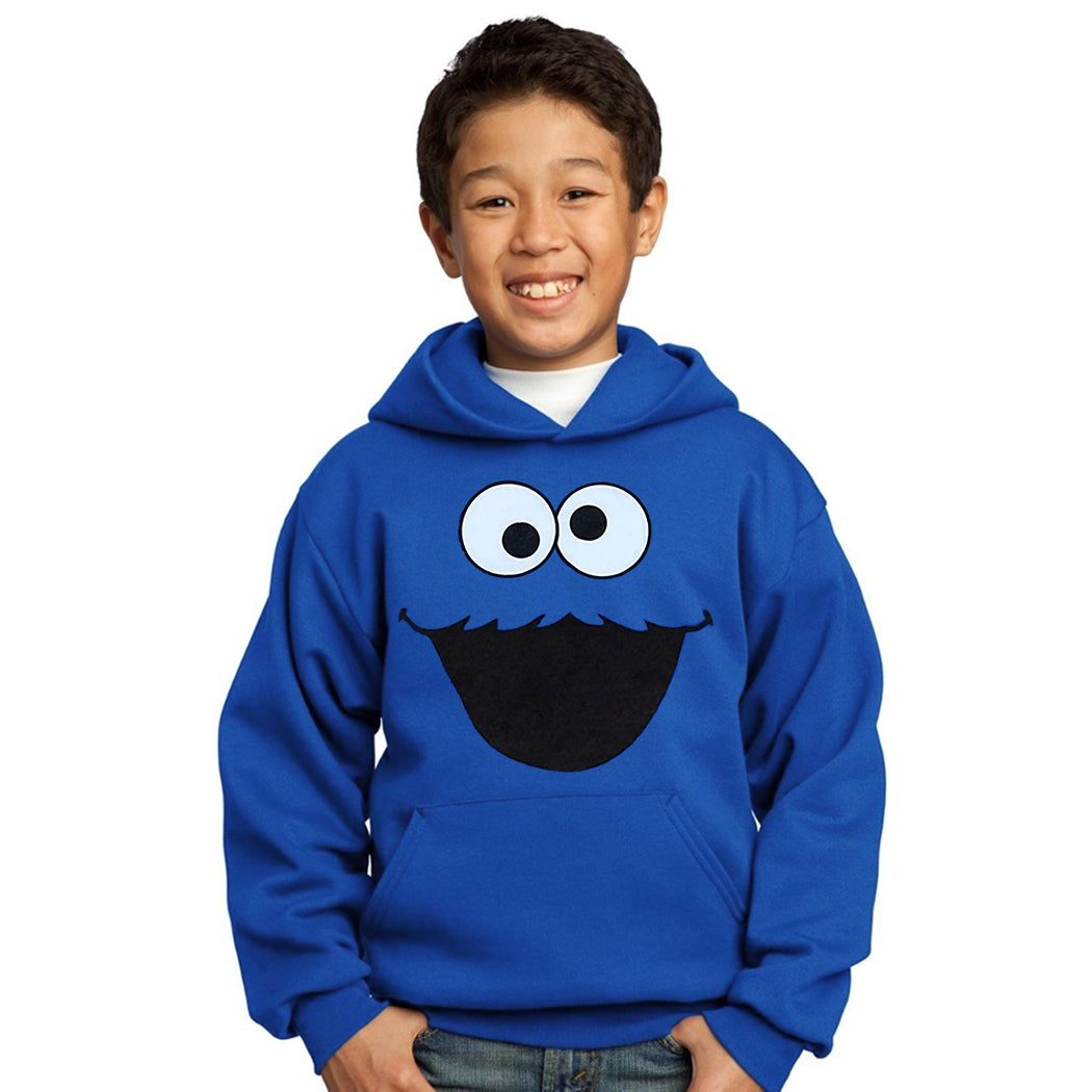 Cookie Monster Face Youth Hoodie