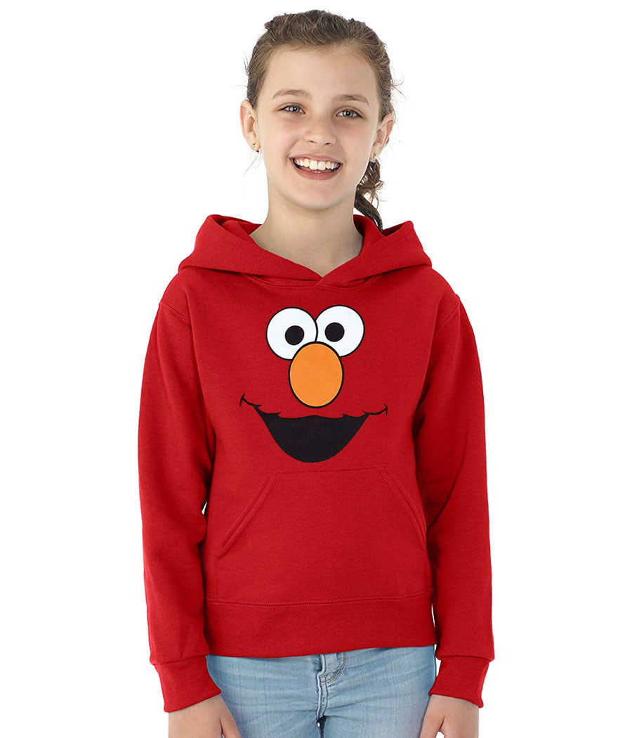 Sesame Street Elmo Face Youth Hoodie