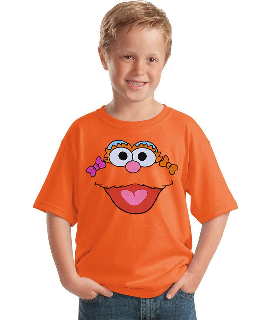 Sesame Street Zoe Face Youth Kids T-Shirt