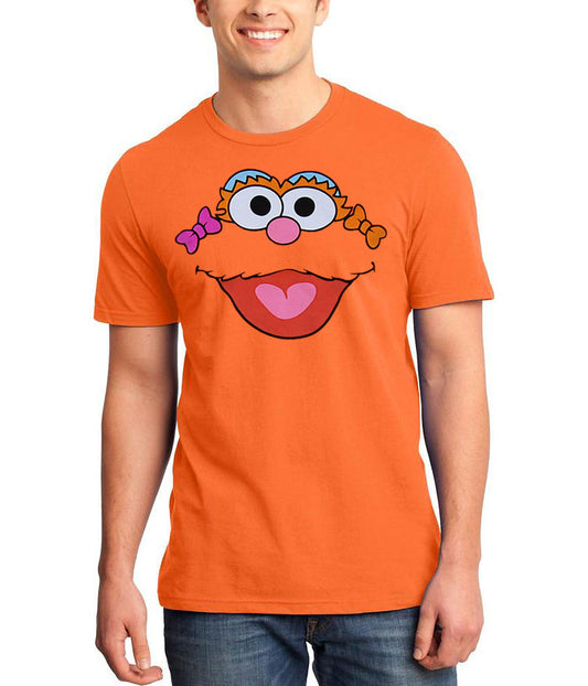 Sesame Street Zoe Face Adult T-Shirt