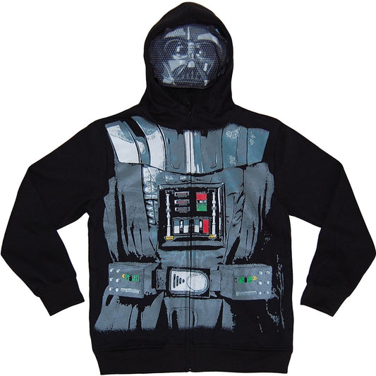 Darth Vader Masked Costume Juvenile Kids Hoodie