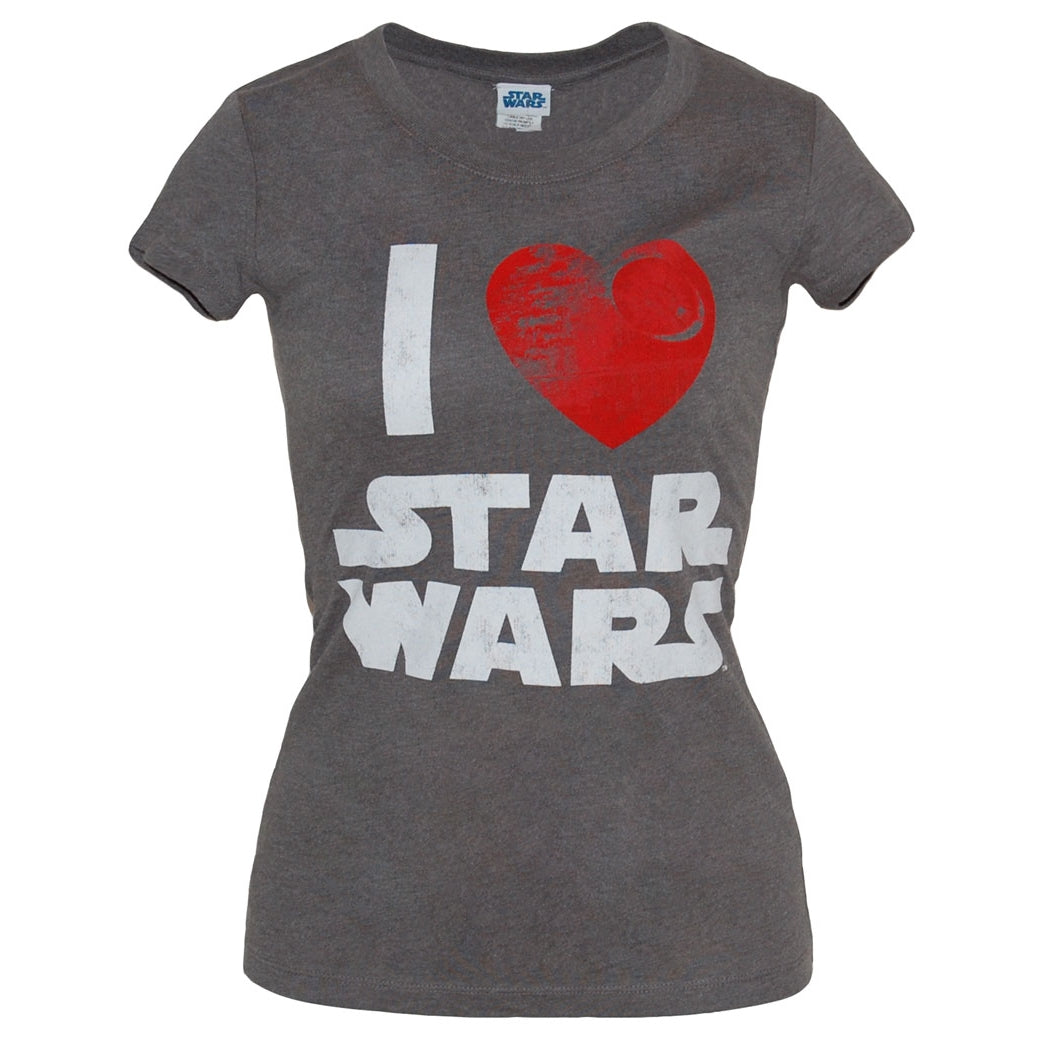 I Heart  Star Wars Junior Women's T-Shirt