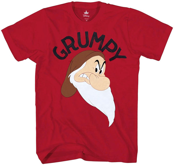Snow White and Seven Dwarfs Grumpy Face T-Shirt – AnimationShops