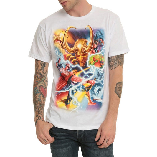 Marvel 75th Special Edition Brothers of Asgard Alex Ross T-Shirt