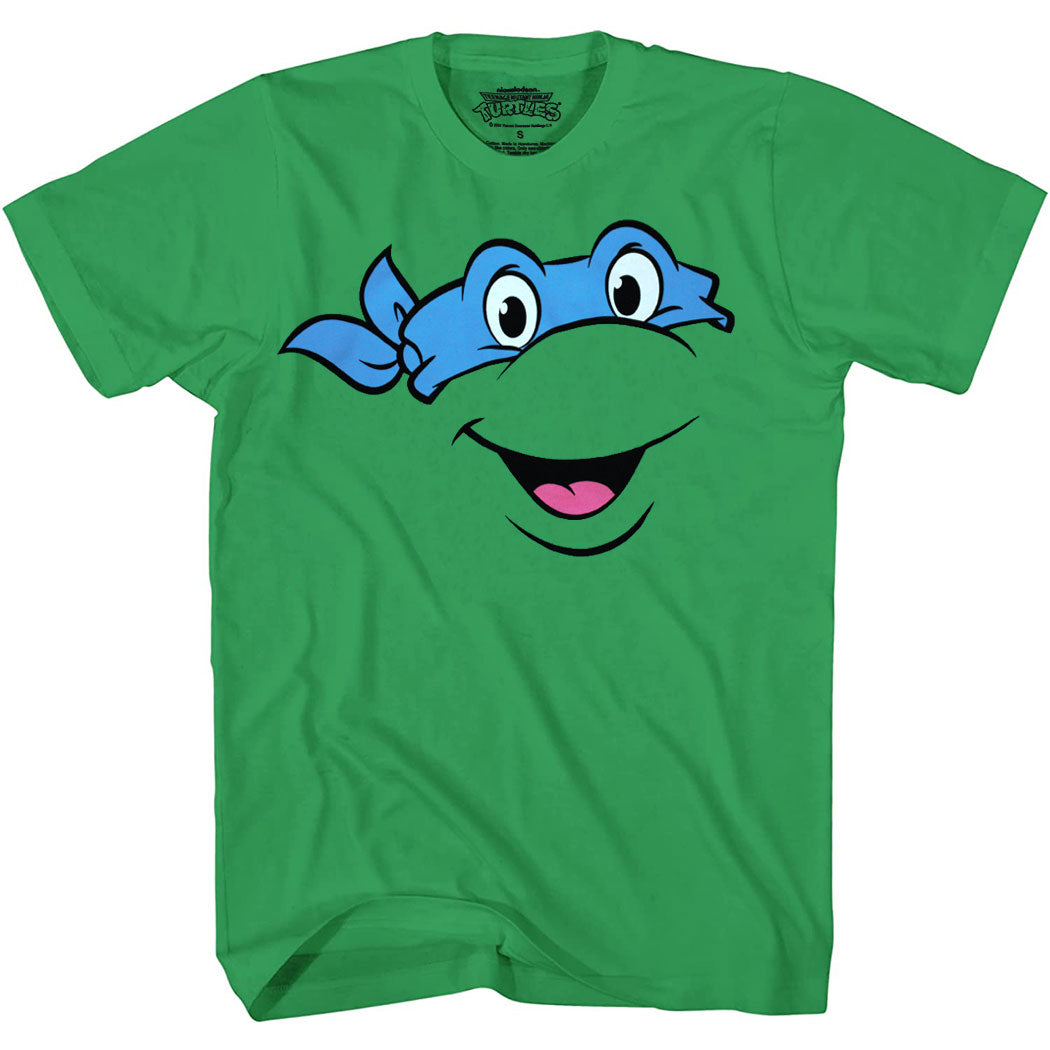 Teenage Mutant Ninja Turtles Leonardo Face T-Shirt – AnimationShops
