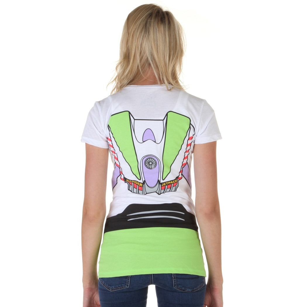 Toy Story Buzz Lightyear Costume Junior Women's  T-Shirt