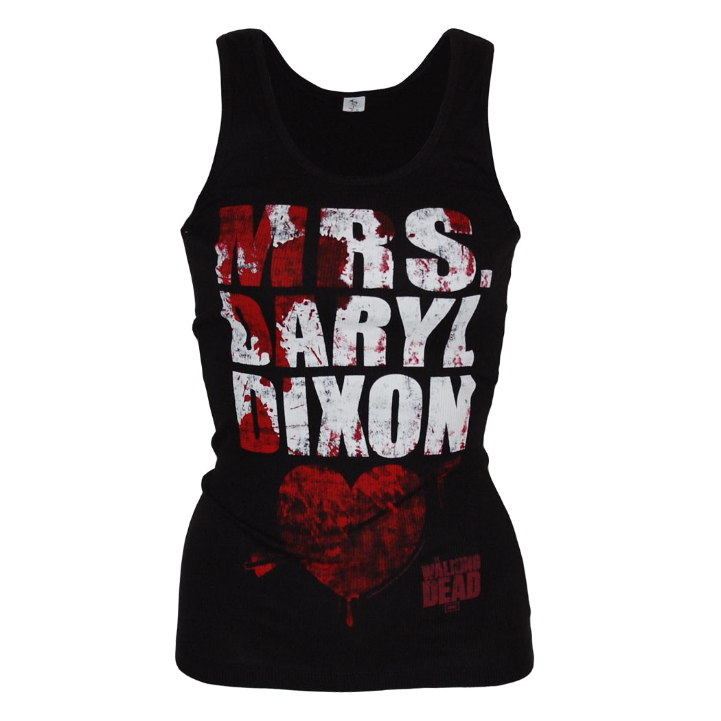 Walking Dead Mrs Daryl Dixon Junior Ladies Tank Top