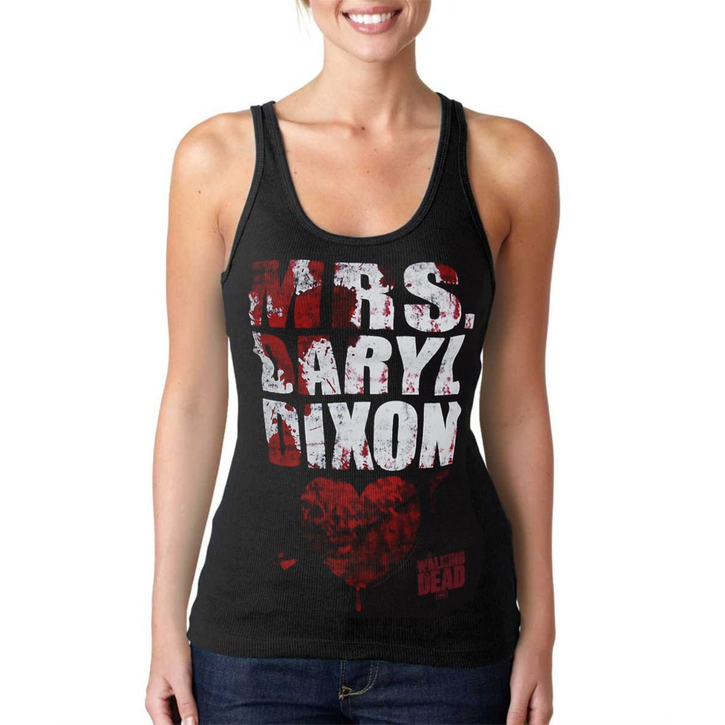 Walking Dead Mrs Daryl Dixon Junior Ladies Tank Top