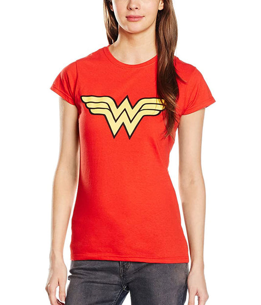 Wonder Woman Logo Junior Ladies T-Shirt